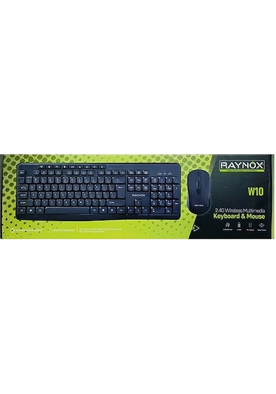 Raynox Rx-w10 Kablosuz Q Multimedia Klavye + Mouse Set Siyah