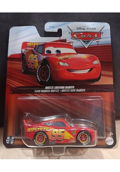Disney Pixar Cars Arabalar Tekli Karakter Araçlar Rusteze Lightning Mcqueen Kırmızı