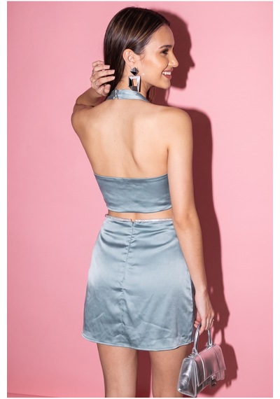 Fashion Cocktail Taş Düğümü Kristal Taş Bel Şerit Çevrili Göğsü Büzgülü Gümüş Işıltılı Pencere Detaylı Derin V Yakalı Sırt Dekolteli Saten Süper Mini Parti Elbisesi Mavi Fashion Cocktail Taş Düğümü Kristal Taş Bel Şerit Çevrili Göğsü Büzgülü Gümüş Işıltılı Pencere Detaylı Derin V Yakalı Sırt Dekolteli Saten Süper Mini Parti Elbisesi Mavi
