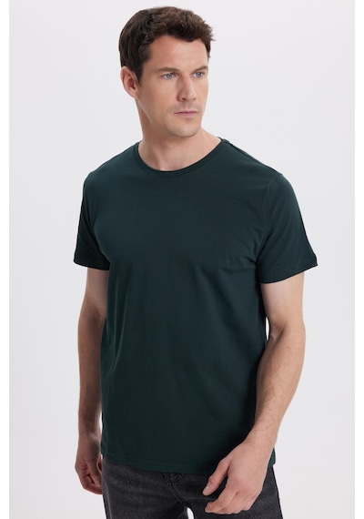 Tudors Erkek Slim Fit Dar Kesim Pamuklu Yumuşak Doku Likralı Esnek Kumaş Basic Koyu Yeşil Bisiklet Yaka Tişört-35714 Koyu Yeşil Tudors Erkek Slim Fit Dar Kesim Pamuklu Yumuşak Doku Likralı Esnek Kumaş Basic Koyu Yeşil Bisiklet Yaka Tişört-35714 Koyu Yeşil