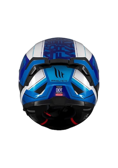 Mt Helmets Thunder 4 Sv Freeway A17 Kapalı Kask Mavi - Beyaz