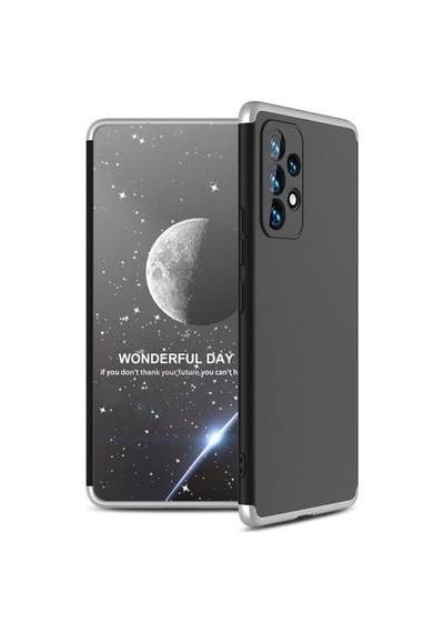 Galaxy Uyumlu A53 5g Kılıf Zore Ays Kapak Siyah-Gri