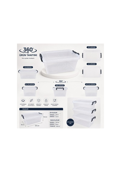 8 Litre Kilitli Şeffaf Çok Amaçlı Saklama Kutusu Kiler, Banyo, Dolap Ve Organizer Düzenleyici Bpa Free İstiflenebilir Diğer 8 Litre Kilitli Şeffaf Çok Amaçlı Saklama Kutusu Kiler, Banyo, Dolap Ve Organizer Düzenleyici Bpa Free İstiflenebilir Diğer
