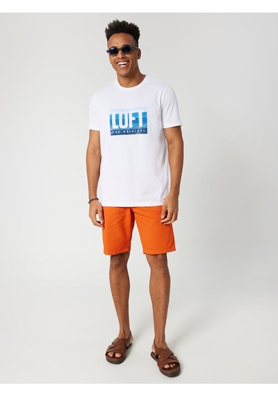 LOFT Regular Fit Erkek Şort Lf2032256 Q1.v1 Turuncu