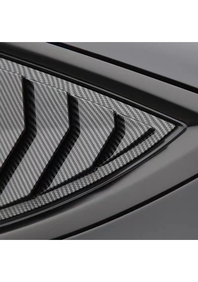 Tesla Model Y Juniper İçin Uyumlu Kelebek Cam Kaplaması Parlak Siyah