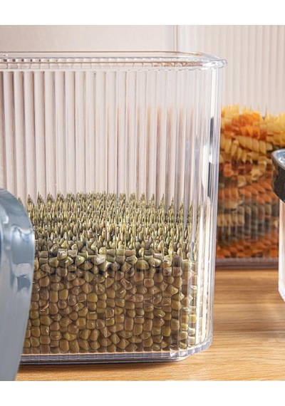English Home Boston Plastik 3 Lü Dikdörtgen Erzak Kabı 700 + 1500 + 2000 Ml Antrasit Sku: Smg8690010197757 Açık