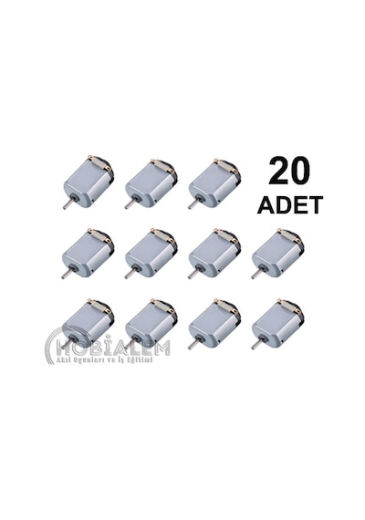 20 Adet. Deney Motoru. Dc Motor. Mini Motor. Elektrik Motoru