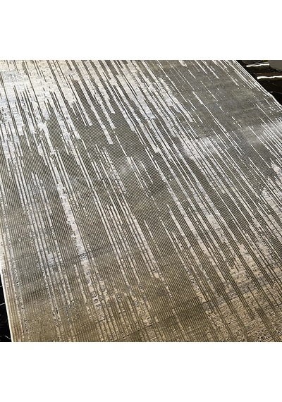 Elexus Halı Diamond 3845 Krem Yeşil Modern Salon Halısı Krem Yeşil