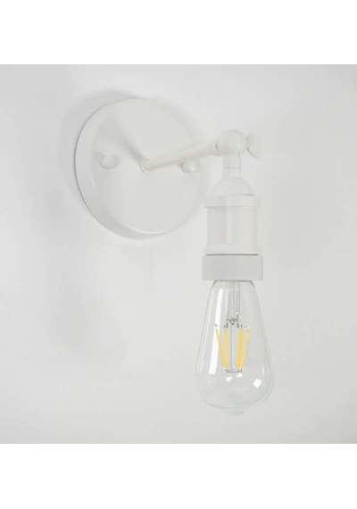 Riolight Retro,rustik, Vintage,modern 1xe27 Duylu Mafsallı Beyaz