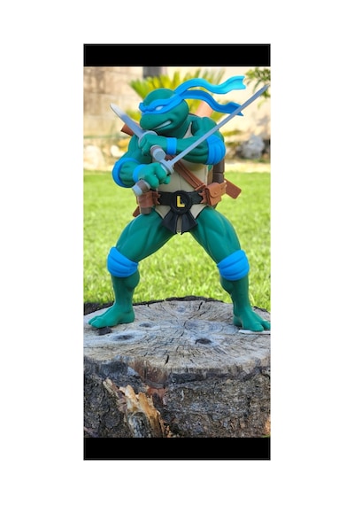 Ninja Kaplumbağalar Leonardo Figür Ninja Turtles 20 Cm Versiyon 2