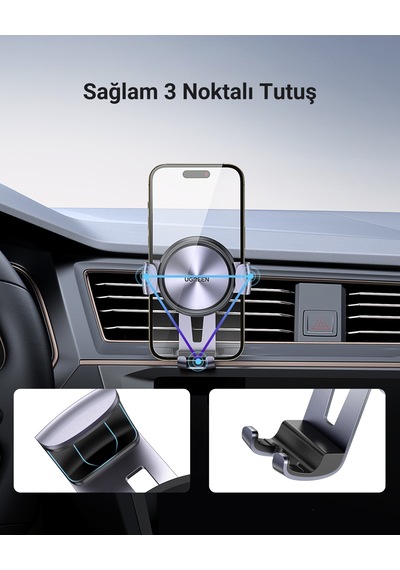 Ugreen Araç İçi Telefon Tutucu Air Vent , Uzay Girişi, 50564