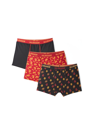 Gsstore Galatasaray 3'lü Çocuk Boxer C242306 Standart Çok Renkli