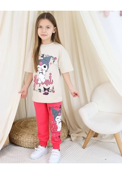 Kuromi 2-10 Yaş Kız İkili Takım-23385245 - Krem KREM