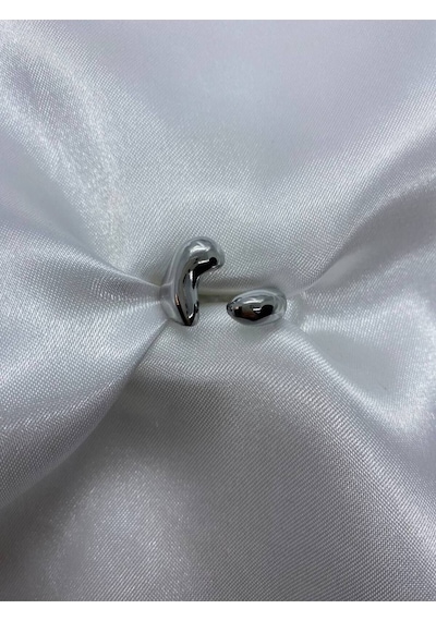Paslanmaz Çelik Pinterest Model Yüzük Silver