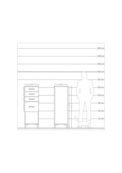 Kronos Dolap 4 Çekmeceli 44x59x134 Çam-çam Çam Kronos Dolap 4 Çekmeceli 44x59x134 Çam-çam Çam