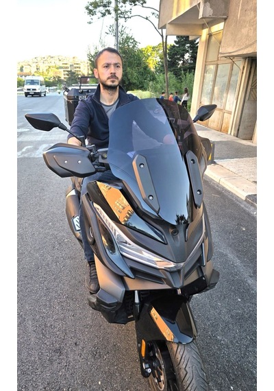 Motocam Voge Sr4 Ön Cam 2022-2026 Model 54cm Siyah Renkli 4mm