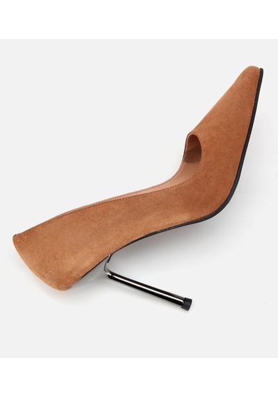 Hotiç Kadın Süet Deri Taba Metal Detaylı Stiletto 01ayh315240a370 01ayh315240a370 Taba