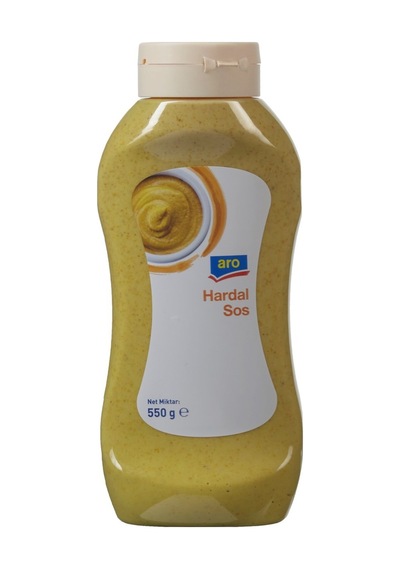 Aro Hardal Sos 550 G - Tüketime Hazır Sarı Hardal Sosu 3'li Ekonomik Paket - 3 Adet Tarı