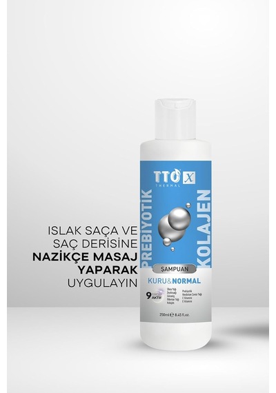 X Prebiyotik & Kolajen Kuru Ve Normal Saçlar Şampuan 250ml Glycerin,maltodextrin,triethanolamin