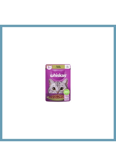 Whiskas Pouch Jöle İçinde Kuzulu Yetişkin Kedi Konservesi 6 Adet 85 Gr Mbt06