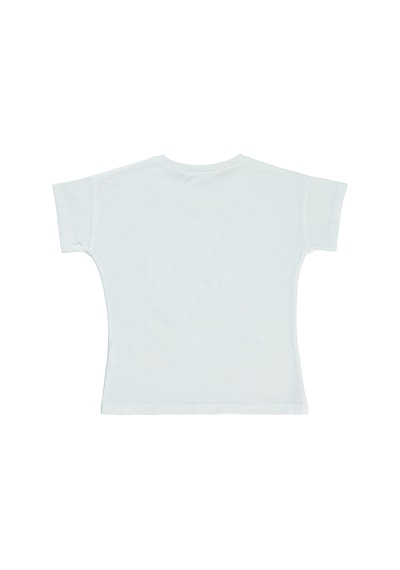 Civil Girls Kız Çocuk Tişört 2-5 Yaş Beyaz 18330g75524s1-1 Beyaz