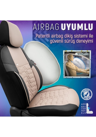 Otom Elegance Design Premium Özel Tasarım Oto Koltuk Kılıfı 553447303