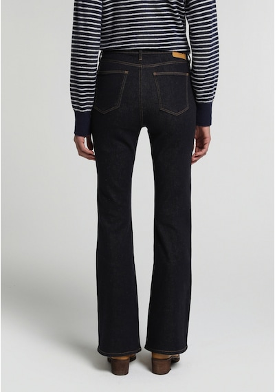 Colin's Colins Flare Fit Orta Bel Ispanyol Paça Kadın Dark İndigo Denim Jean Pantolon Cl1083042 Q1.v1 Dn45267