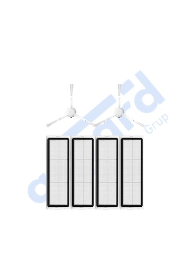 Xiaomi S10+ , S20+ , X10+ , X20+ Uyumlu 2 Yan Fırça 4 Filtre Pkt-iasgf0000819
