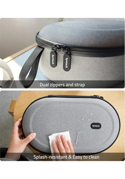 Large Sert Taşıma Çantası Meta Quest 3s/3/oculus 2/pico 4 Uyumlu Gri M42 L