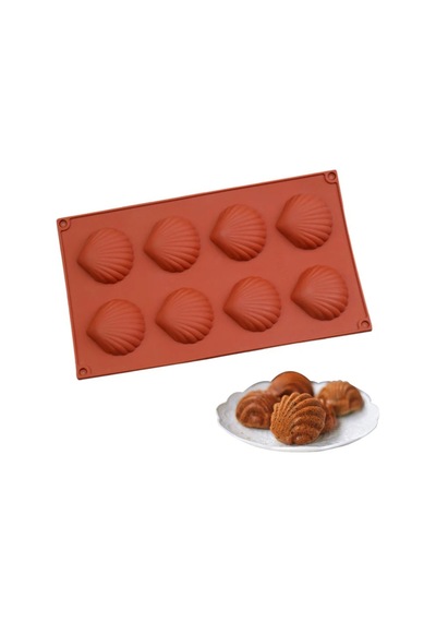 Silikon Kek Muffin Çikolata Sabun Mum Epoksi Kalıbı Silikon Kalıp Kiremit