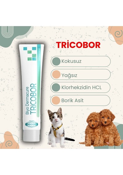 Tricobor Kedi ve Köpek Kremi Deri Kremi 80 G