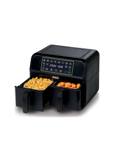 Ariete Dual Airyfryer Siyah 8 L XXXL 1700W Çift Hazneli Sıcak
