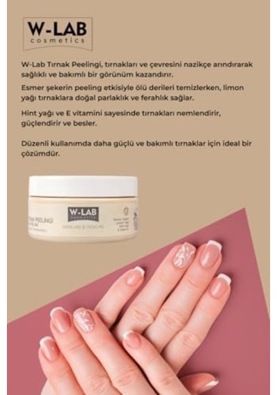 W-lab Cosmetics Manicure And Pedicure Nail Peeling Scrub 250 Ml