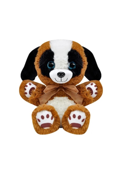 Sevimli Köpek Peluş Oyuncak Hediyelik Uyku Arkadaşı 15 Cm Kahverengi