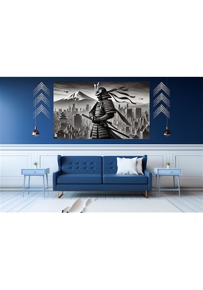 Ti-play Son Bakış 60x90cm Modern Samuray Pvc Çerçevesiz Tablo