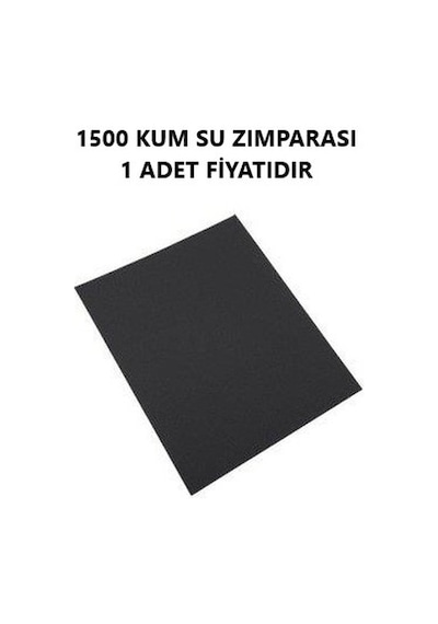 1500 Kum Su Zımparası Ekonomik - Kağıt Zımpara 1 Adet