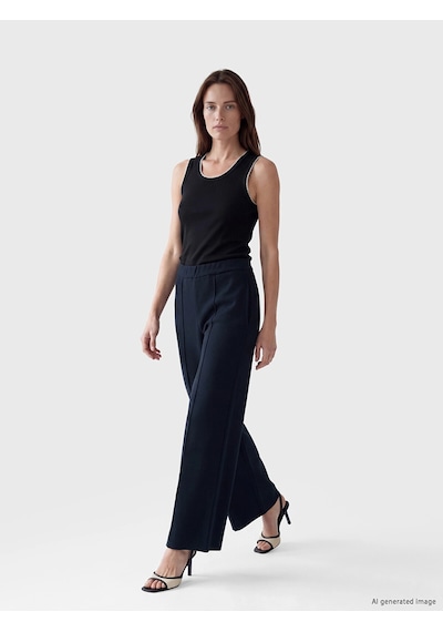 LC Waikiki Lcw Grace Lacivert Regular Fit Kadın Pantolon Navy