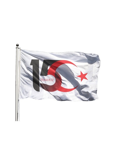 15 Temmuz Bayrağı 70X105 - Tek Kat Raşel
