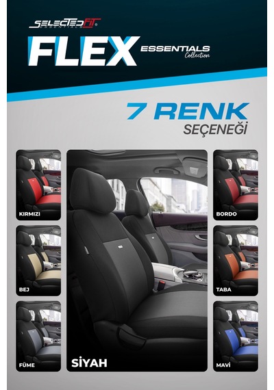 Selectedfit Flex Design Universal Oto Koltuk Kılıfı