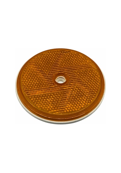 Yuvarlak Reflektör Delikli Turuncu 8 Cm N11.181