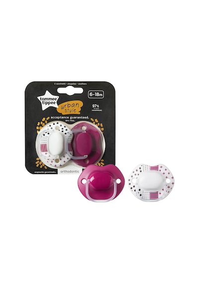 Tommee Tippee Urban Emzik 2'li 6-18 Ay  Pembe