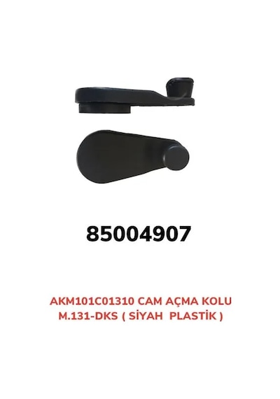 Cam Açma Kolu Plastik Dks Siyah F131-dks-slx