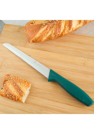 Aryıldız Primo Lazer Ekmek Bıçağı Yeşil 17 Cm Renkli