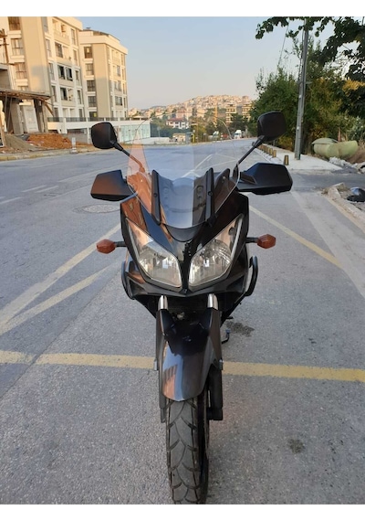 Motocam Suzuki V-strom Dl 1000 Ön Cam 2004-2010 Model 45cm Şeffaf Renkli 4mm