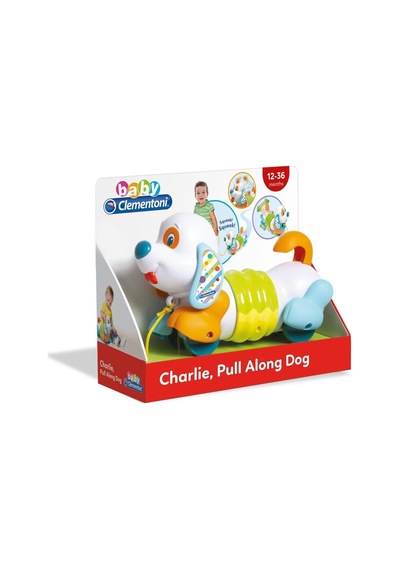 17262 Baby Clementoni - Çek Çek Köpek +9 Ay Çok Renkli