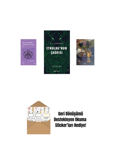 Everest Açıkhava 6 - Cthulhu Nun Çağrısı + Cthulhu'nun Çağrısı + İki Novella + Okuma Sticker'ları