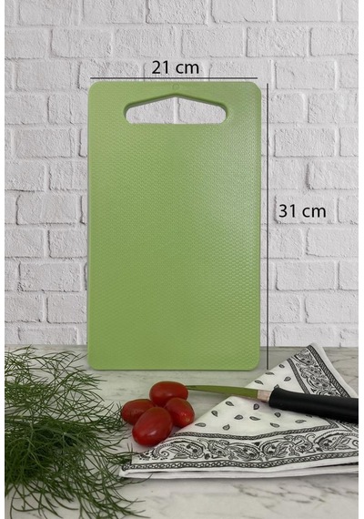 Kesme Tahtası Plastik Yeşil 21x31 cm