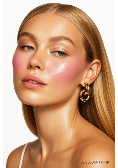 Yoğun Pigmentli E Vitaminli Kadifemsi Mat Bitişli Kremsi 3'lü Likit Allık Seti - Liquid Blusher Set