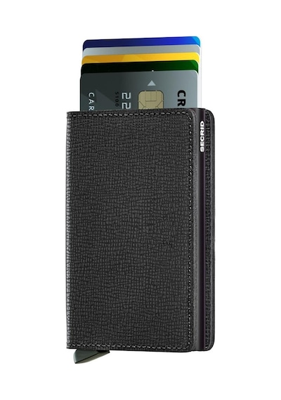 Secrid Slimwallet Crisple Black Cüzdan