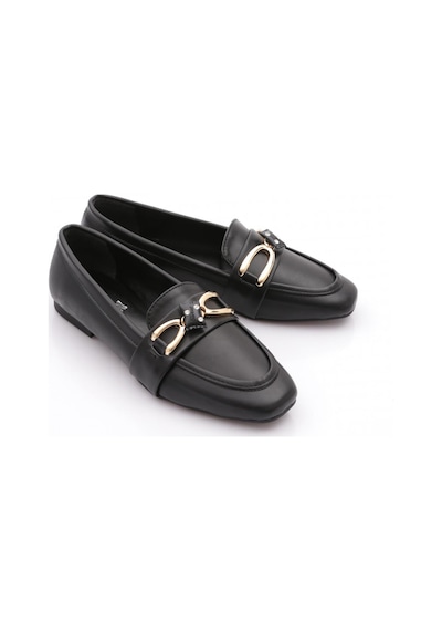 Dgn 5020 Kadin Loafer Ayakkabi Siyah